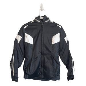 Sedici 16 Performance Motorcycle Jacket Padded Mesh Athletic Black Women XS